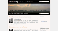 Desktop Screenshot of nasenoviny.net